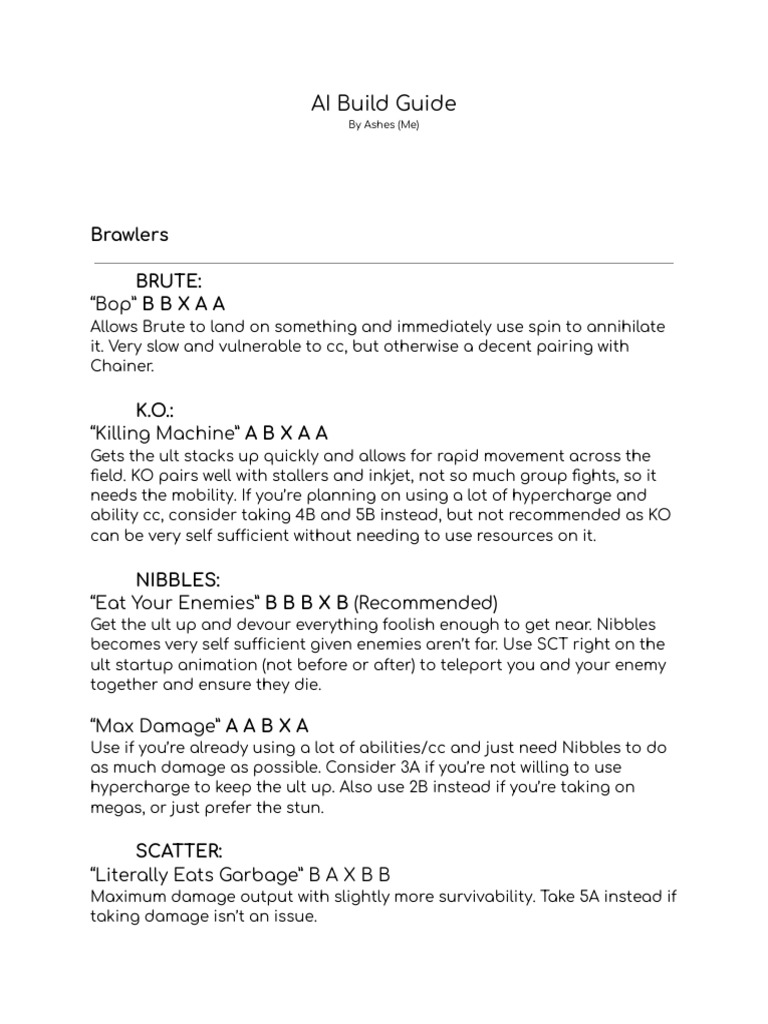 Botworld AI Build Strategies Guide | PDF