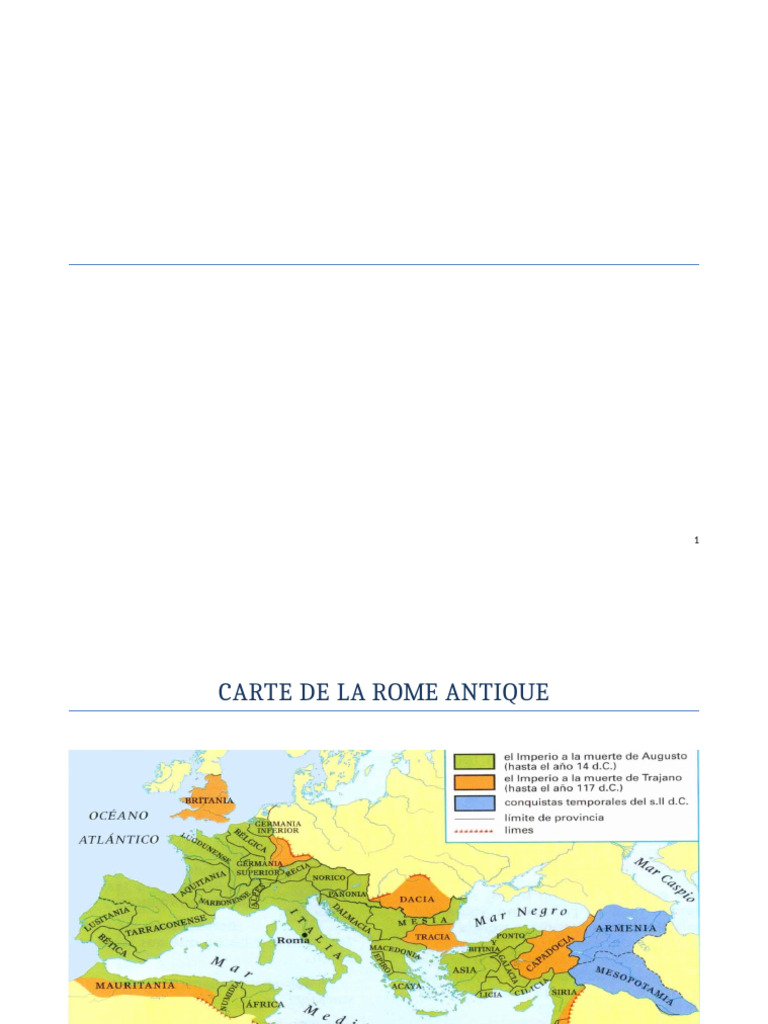 Carte de la Rome antique et son histoire | PDF | Rome antique ...