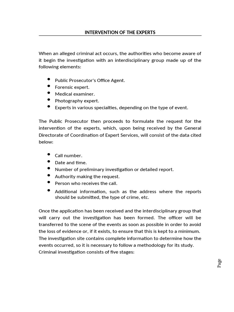 Forensic Investigation Methodology Guide | PDF | Forensic Science ...
