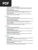 Reflection and Remarks Sample | PDF | Lesson Plan | Learning