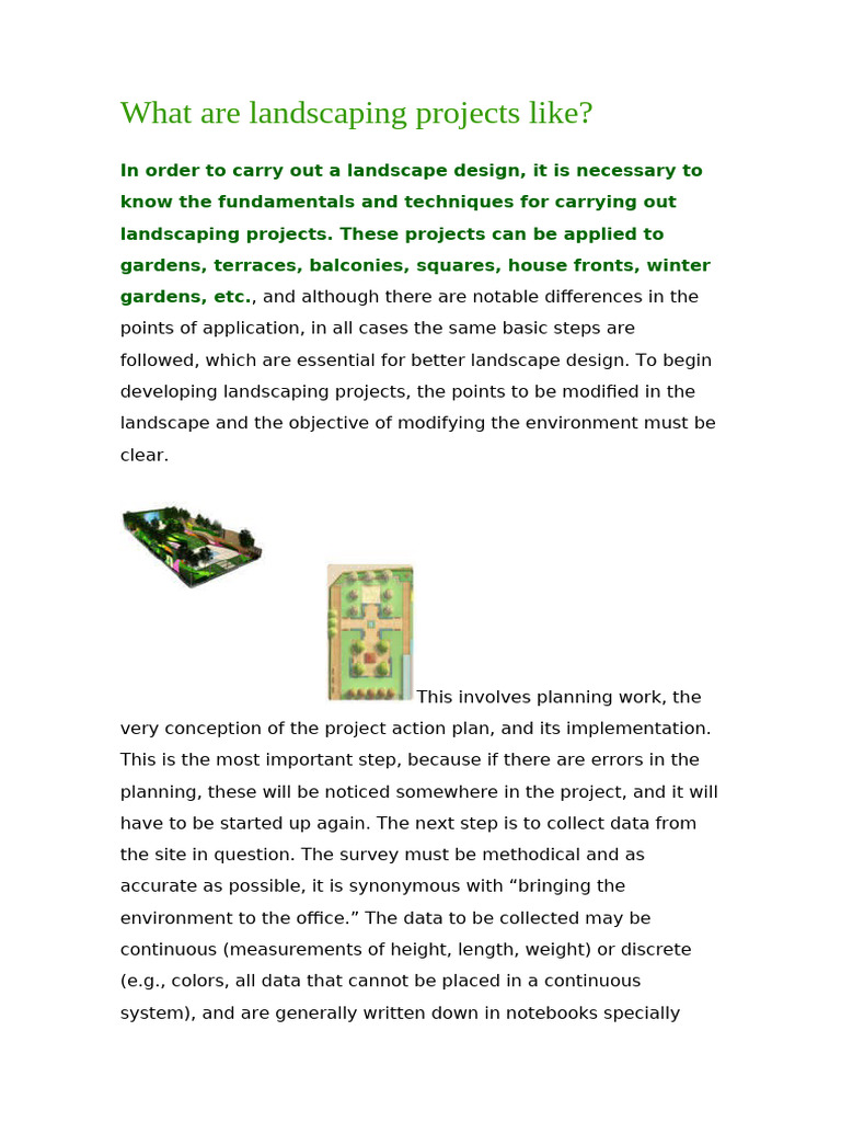 Guide to Effective Landscaping Projects | PDF