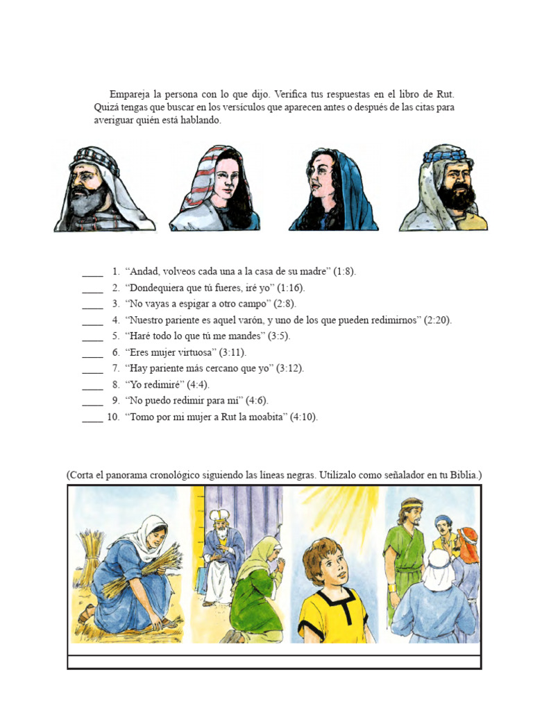 Lecciones de Rut y Samuel en la Biblia | PDF | Rut (figura bíblica) | David