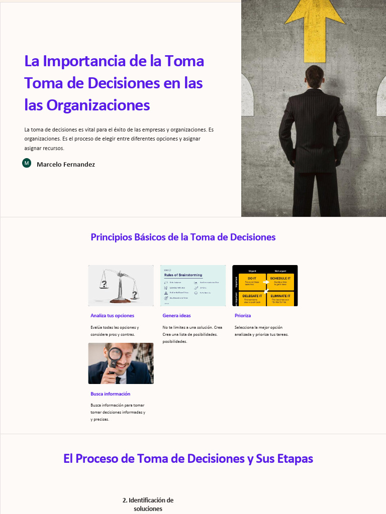 Claves para la Toma de Decisiones Efectiva | PDF | Toma de decisiones ...