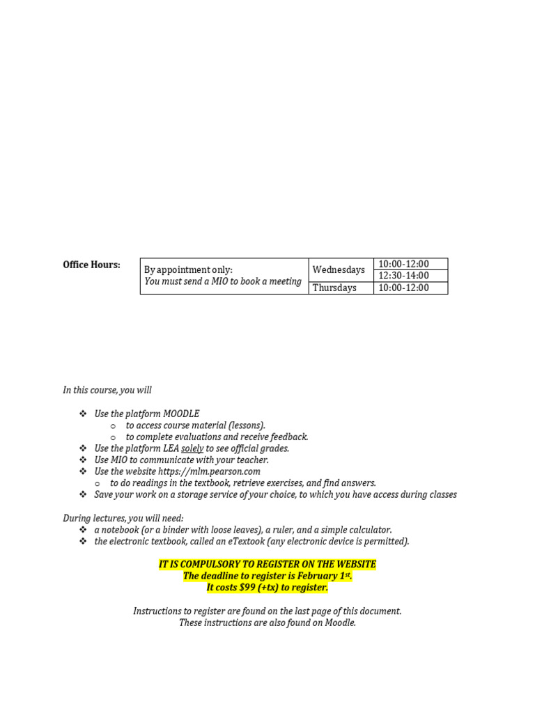 Microeconomics Course Details - Dawson College | PDF | Supply And ...