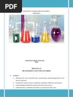 Meniscus and Parallax Error in Measurements | PDF | Physical Sciences