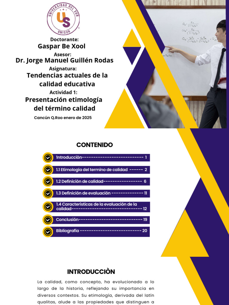 Tendencias actuales de la calidad educativa en México | PDF | Calidad ...