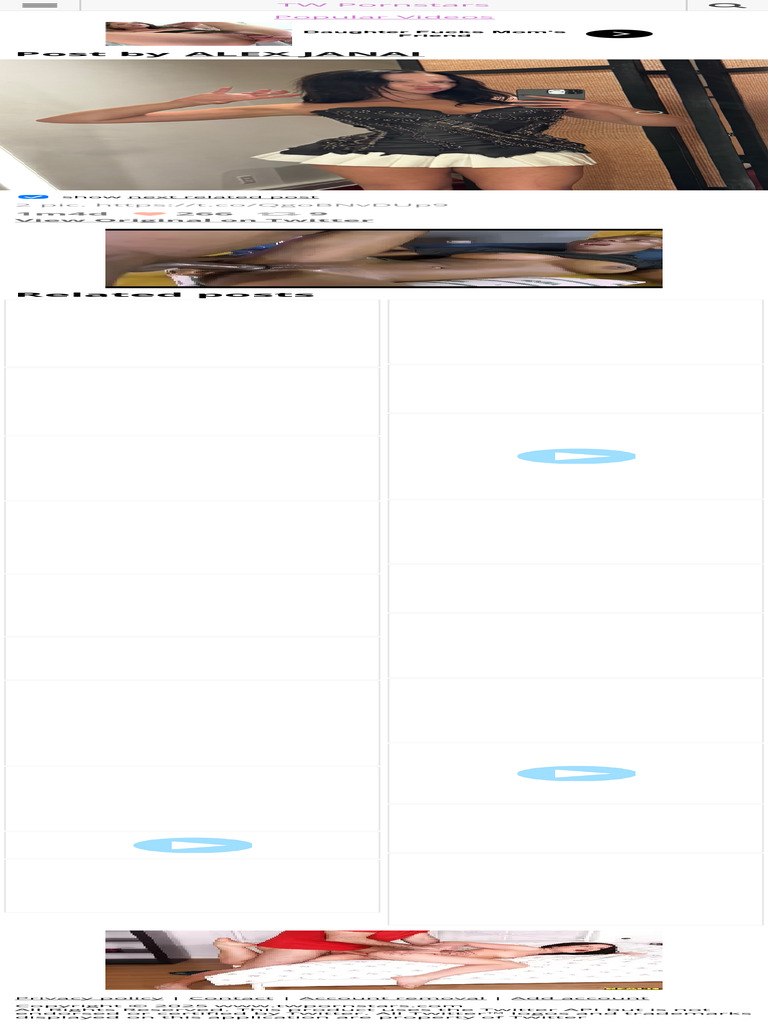 TW Pornstars - 2 pic. ALEX JANAI. Twitter. 1017 PM - 7 Dec 2024 | PDF