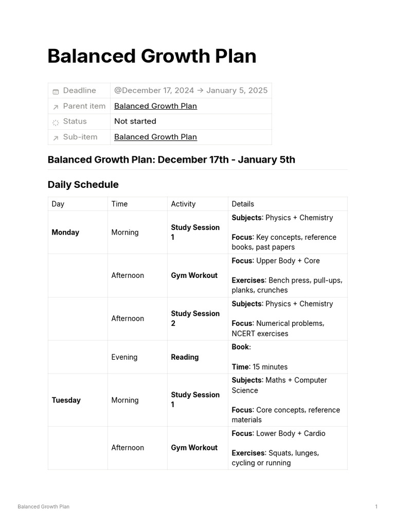 Grade 11 balanced growth plan pdf high intensity interval training