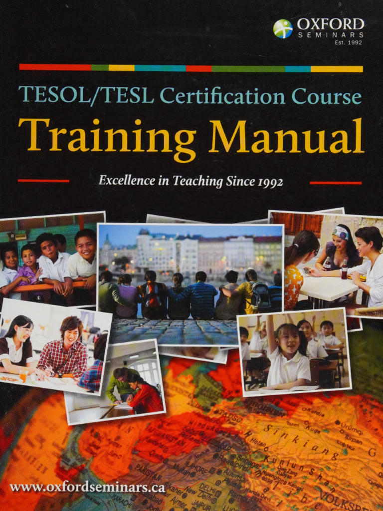 TESOL - TESL Certification Course Training Manual - 241104 - 174932 | PDF