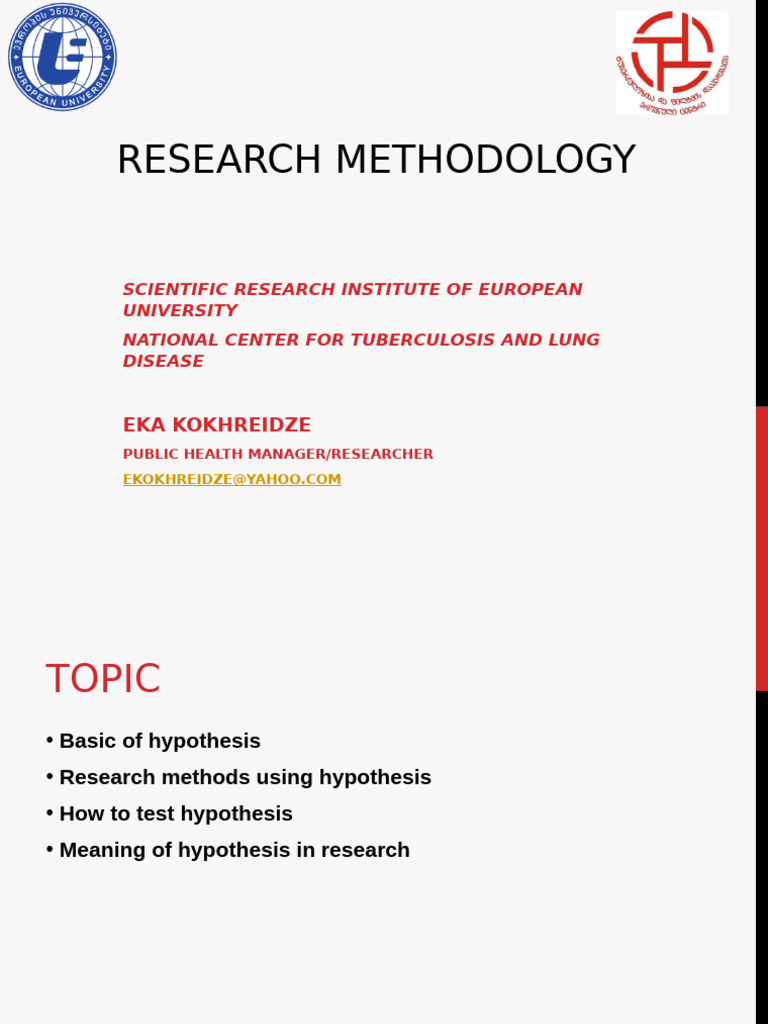 Hypothesis Testing in Research Methods | PDF | Hypothesis | Null Hypothesis