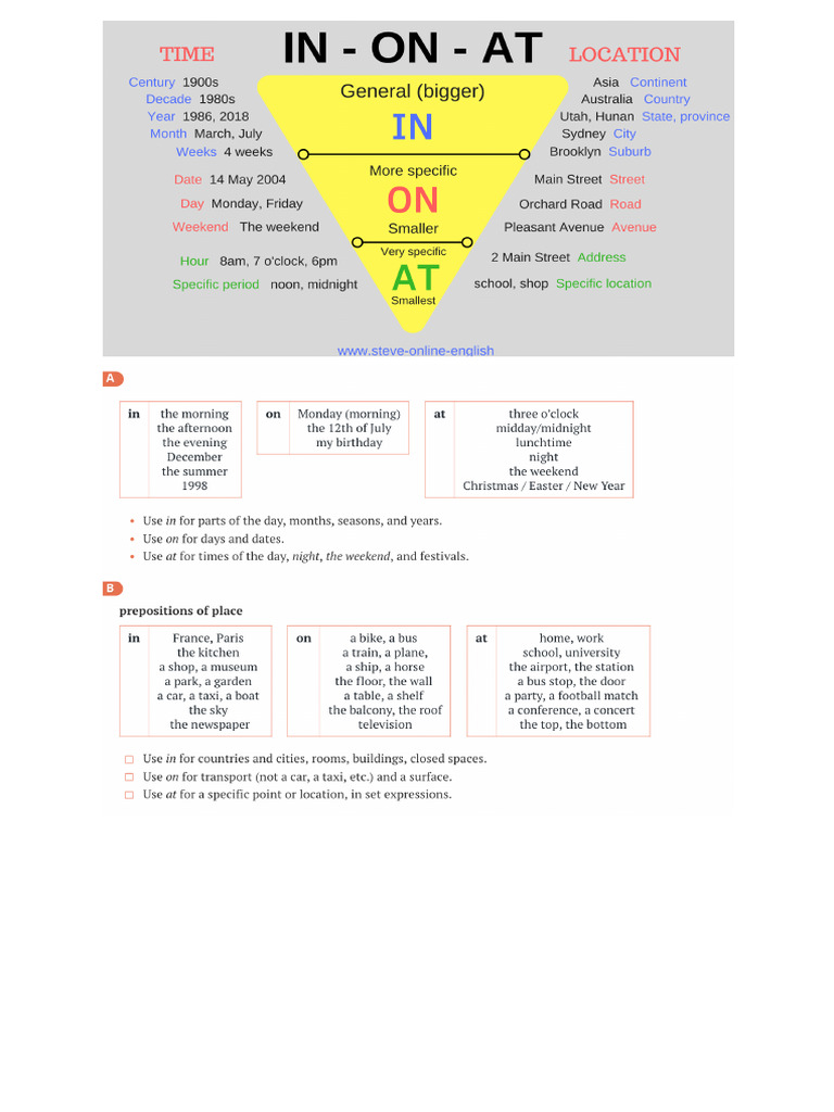 Prepositions | PDF