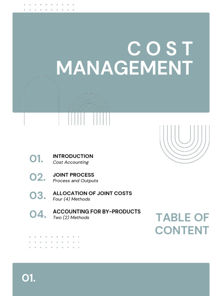 Cost Management in Accounting Systems | PDF | Cost Accounting ...