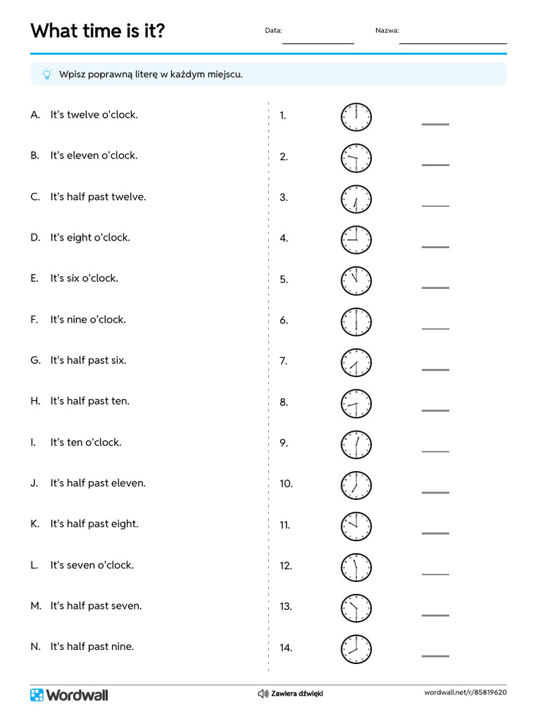 Time Expressions Exercise | PDF