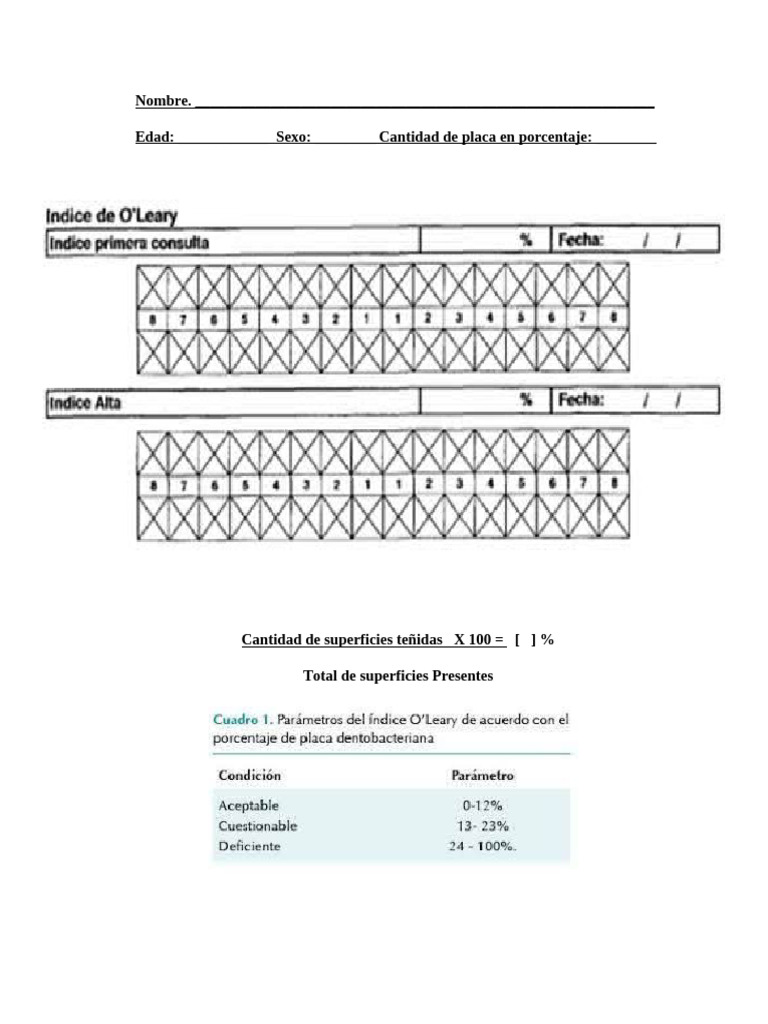 Datos de Superficies Teñidas y Edad | PDF