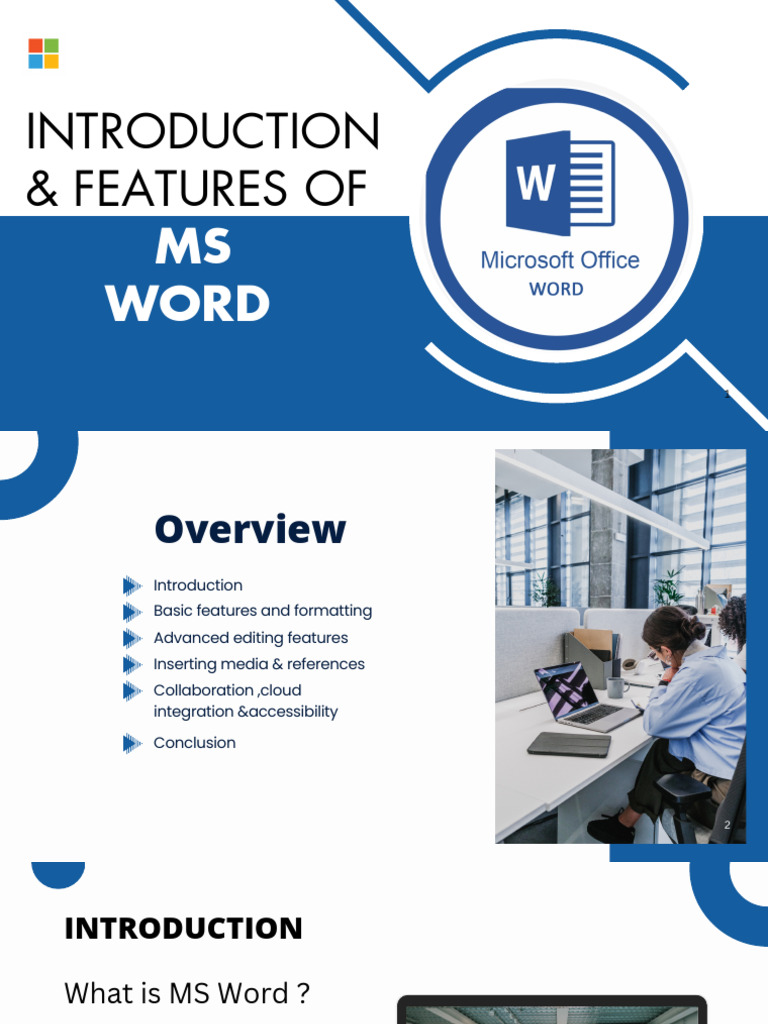 Microsoft Word (MS Word) Is A Popular Word Processing Software ...