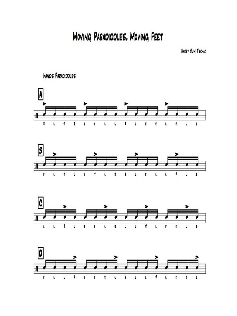 Moving Paradiddles | PDF