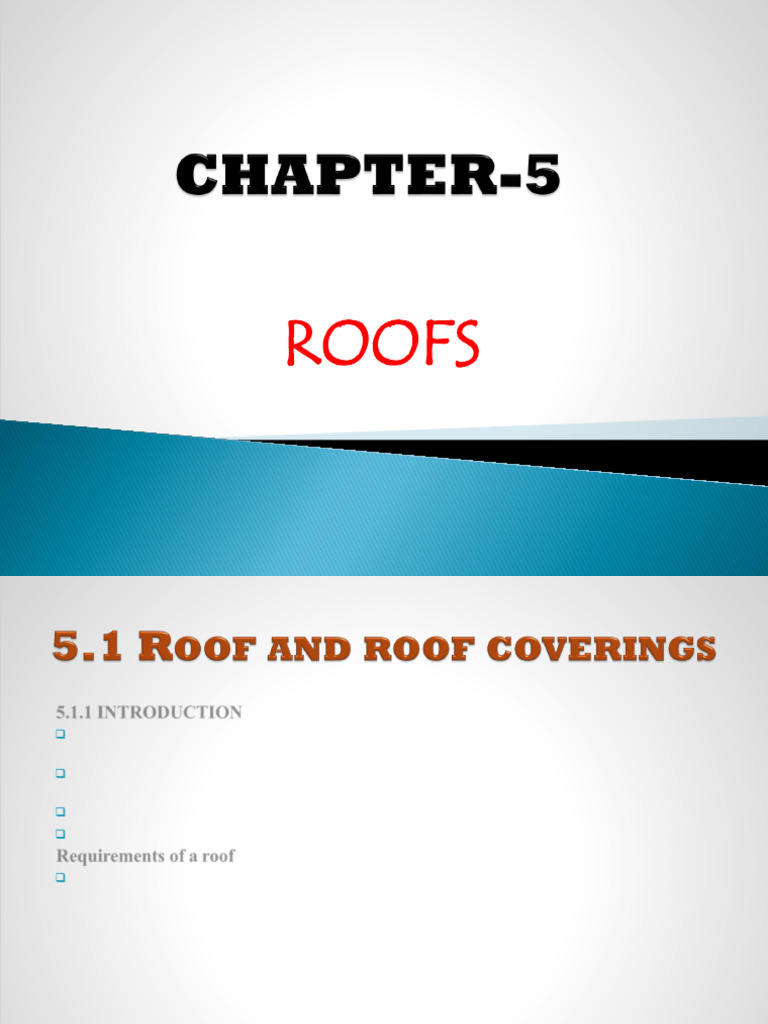Comprehensive Guide to Roof Types and Requirements | PDF | Roof | Truss