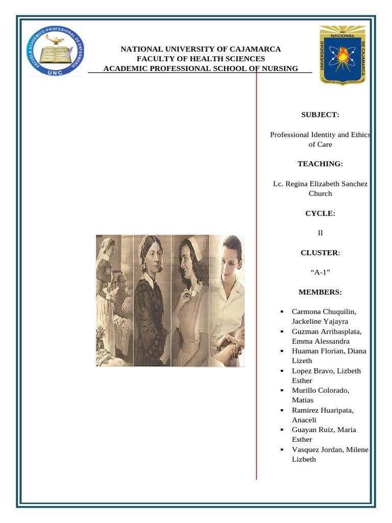 Nursing History and Professional Ethics | PDF | Nursing | Hospital