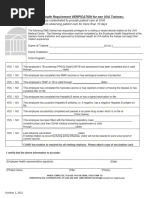 VPD Evidence Certification Form QLD | PDF | Medical Specialties | Human ...