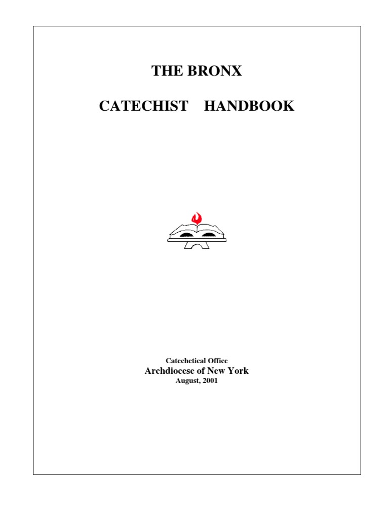 Cat HandbookWord Word 2.x PDF Catechism Lesson Plan