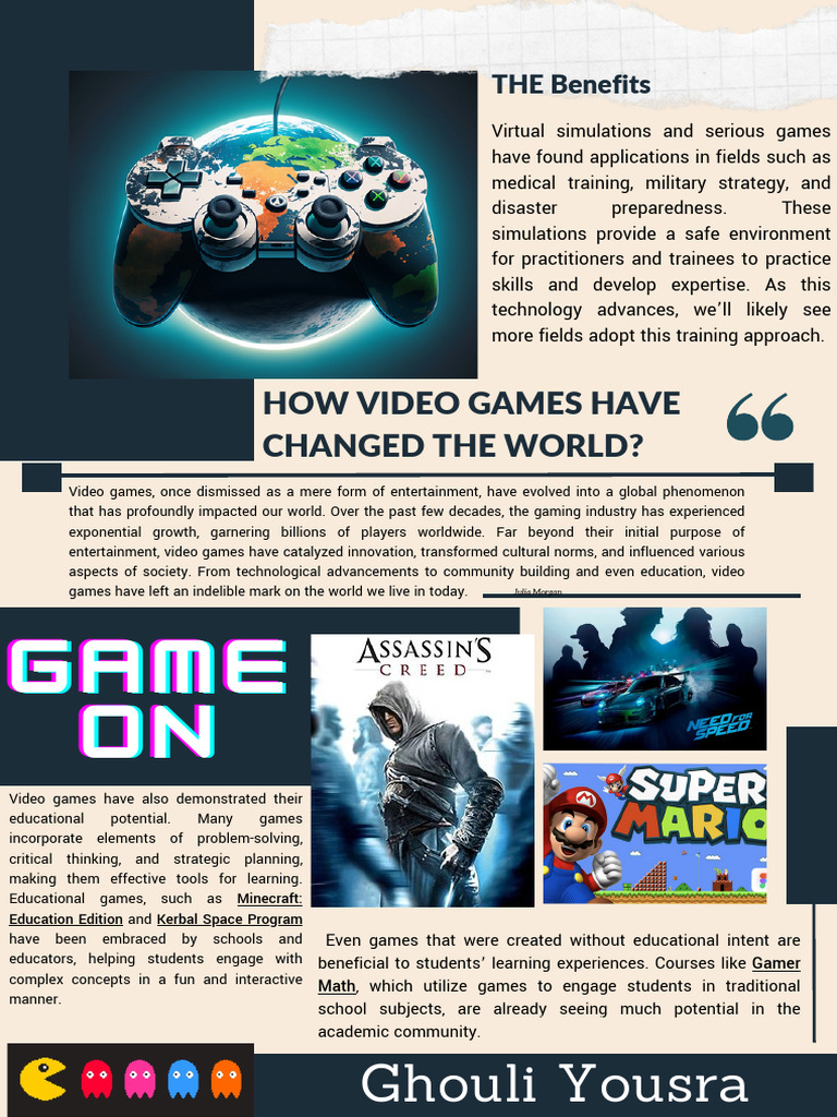 Impact of Video Games on Society | PDF | Simulation | Cognition