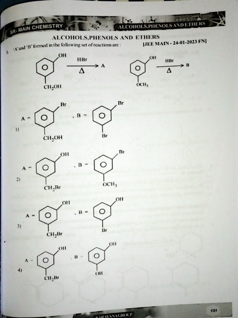 Alcohol, Phenol and Ethers | PDF | Ether | Chemical Substances