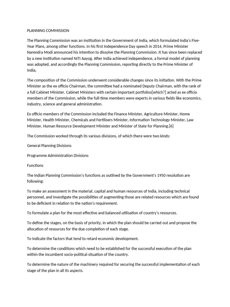 chapter-4-planning-in-india-planning-commission-five-year-plan