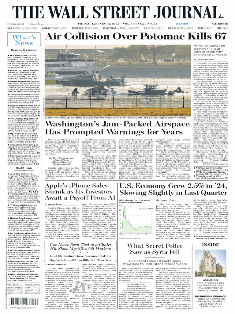 The Wall Street Journal January 31, 2025 PDF