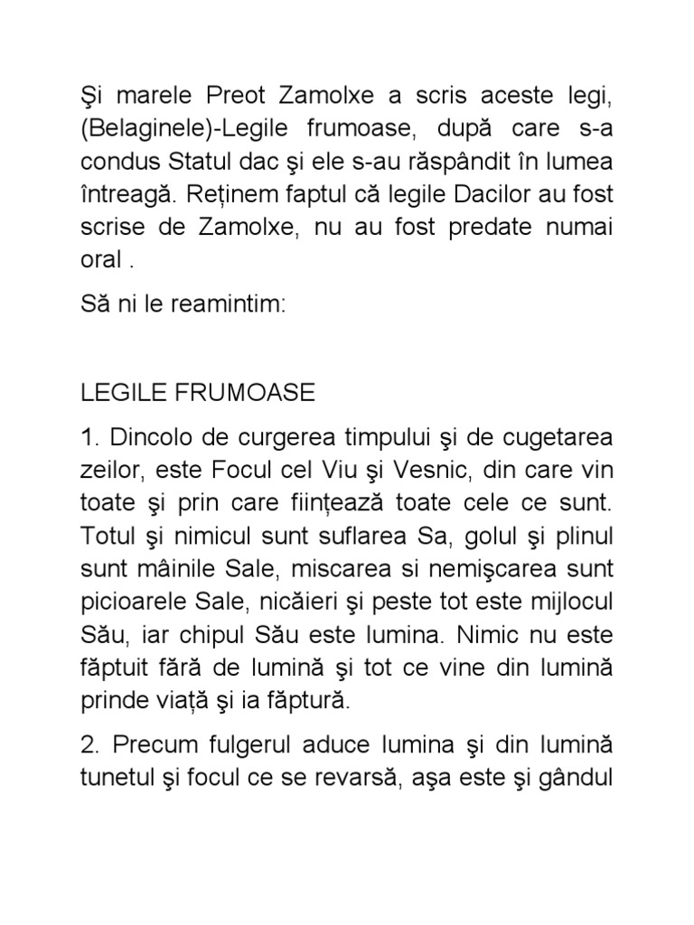 Legile belagine pdf