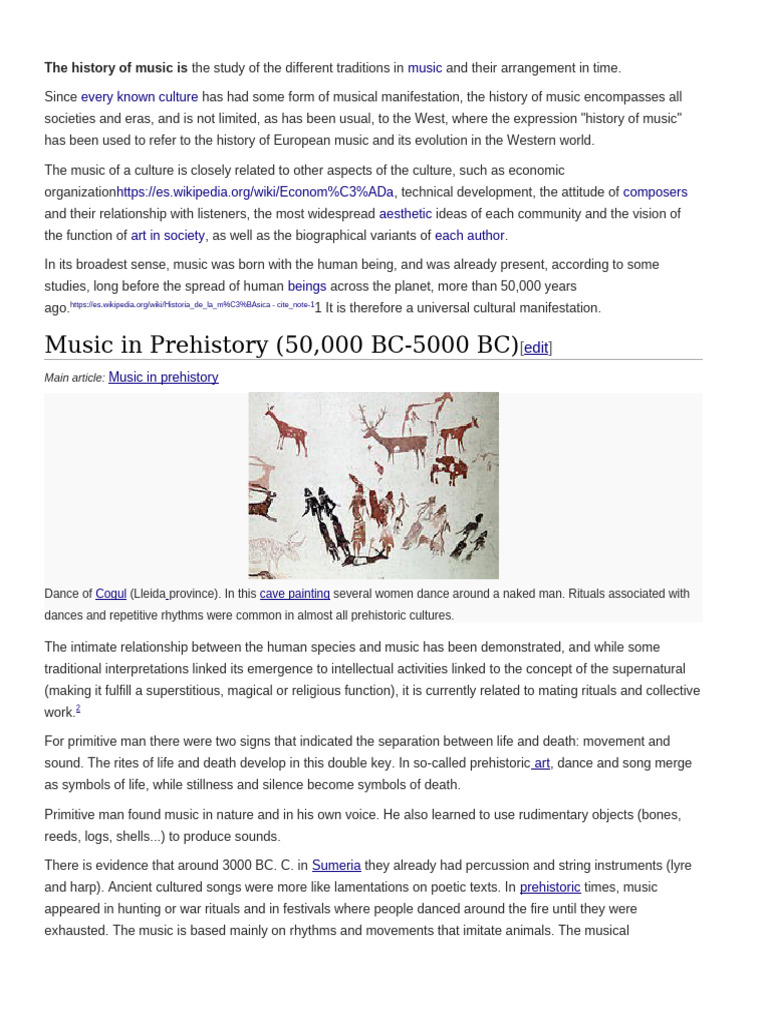 Evolution of Music | PDF | Musical Instruments | Popular Music