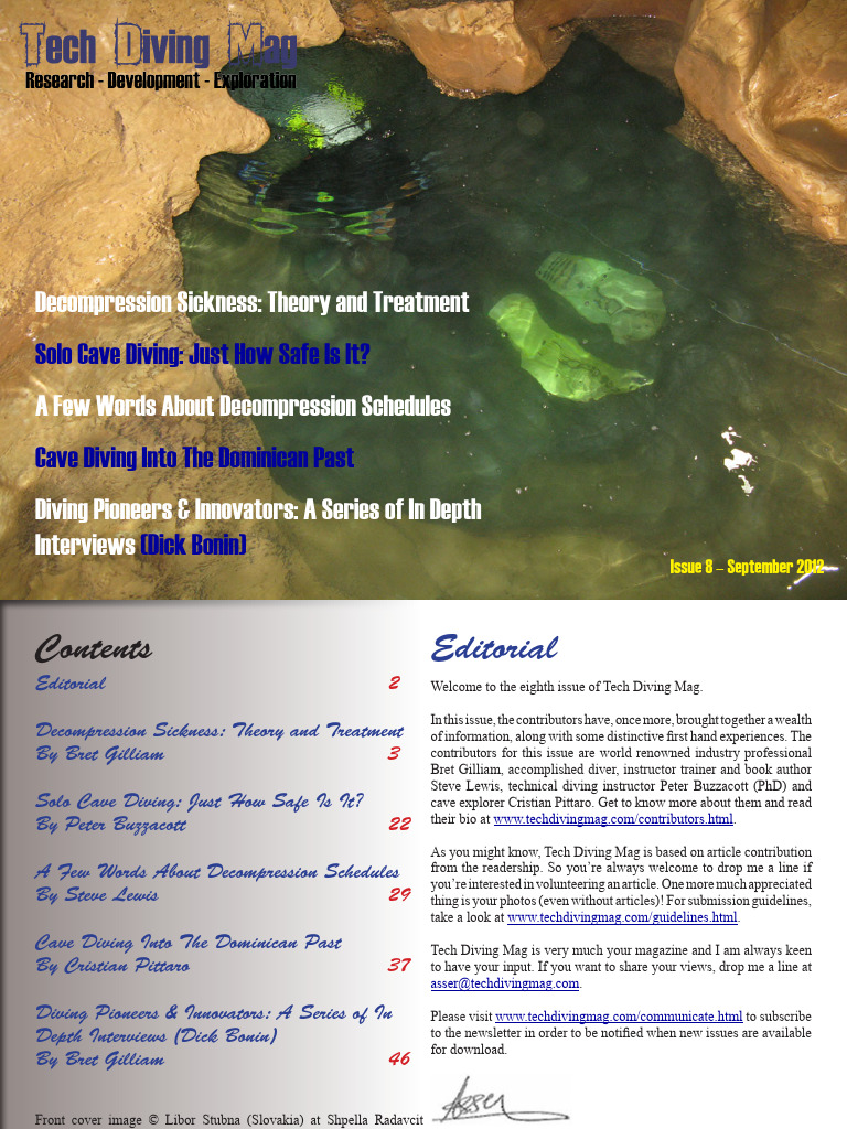 Decompression Sickness in Diving Explained | PDF | Underwater Diving ...