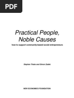 Practical People, Noble Causes - NEF Stephen Thake and Simon Zadek 1997