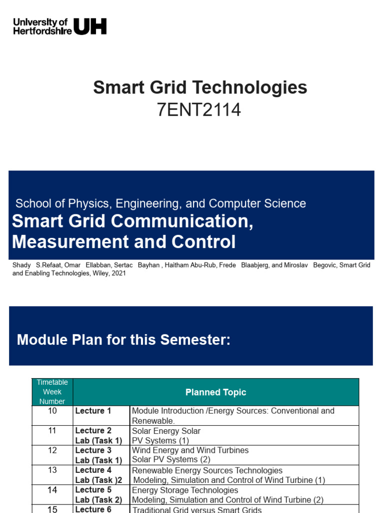 Lecture5 - Smart Grid Communication, Measurement and Control | PDF ...