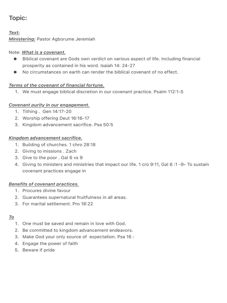 Financial Covenant Practices Explained | PDF