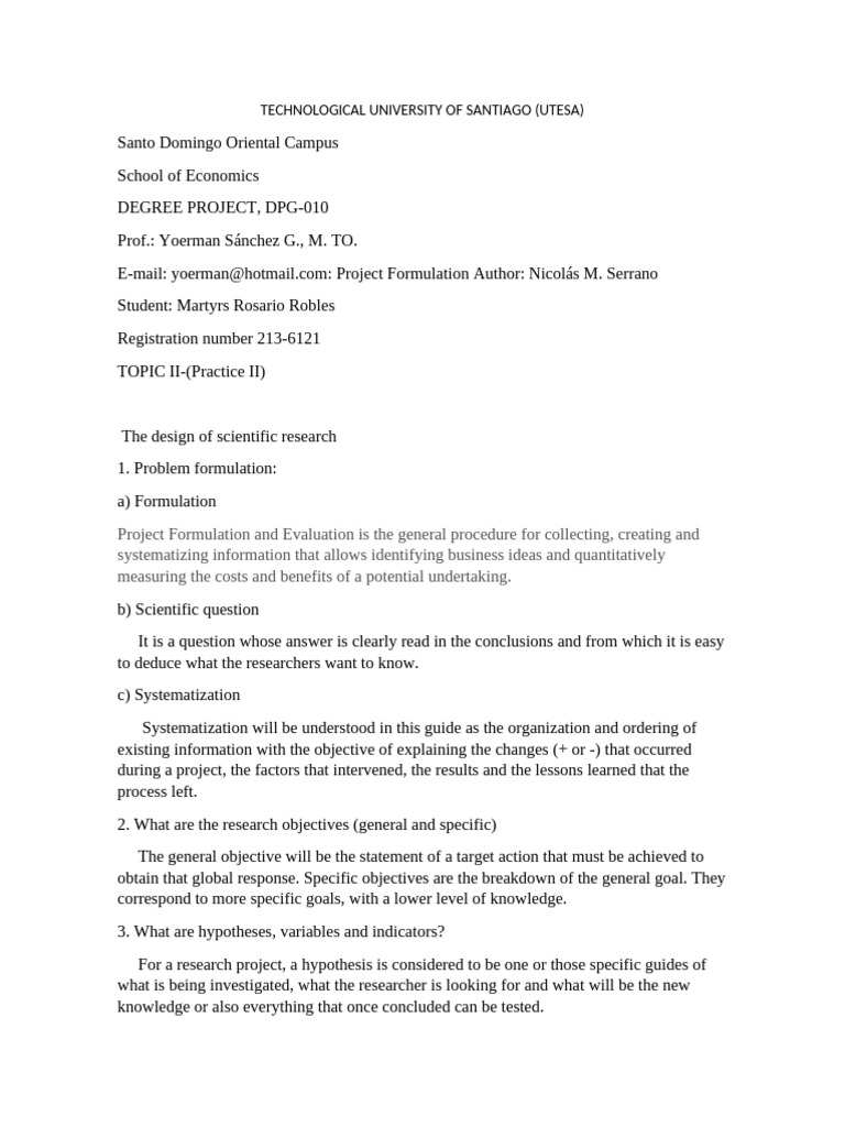 The Design of Scientific Research | PDF | Methodology | Scientific Method