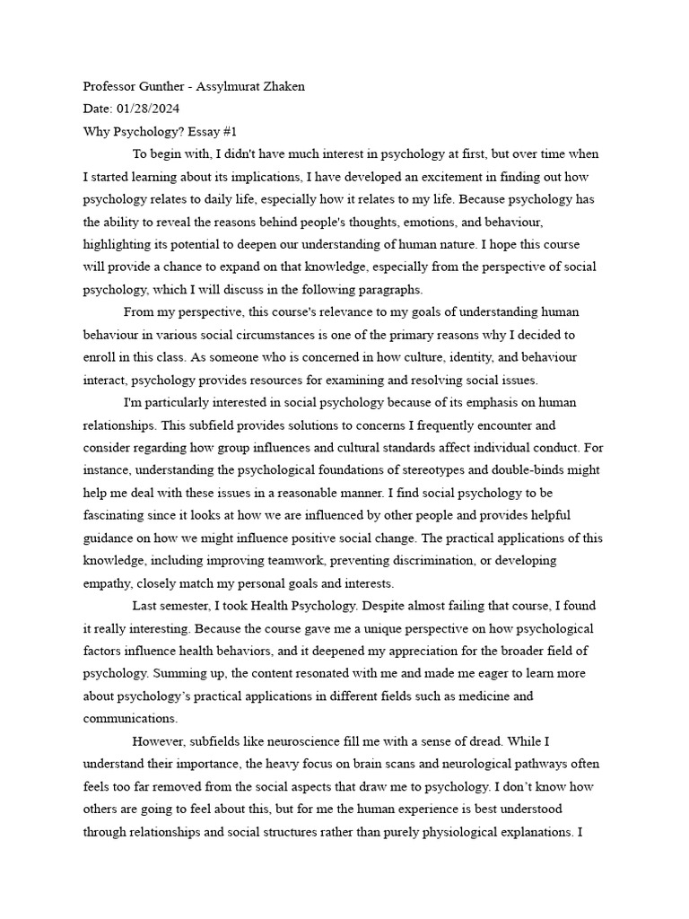 Exploring Social Psychology's Impact | PDF | Psychology | Social Psychology