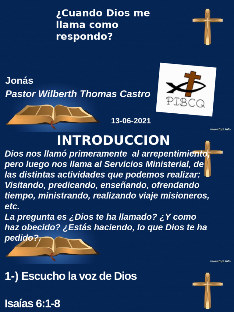 Responder al Llamado de Dios | PDF