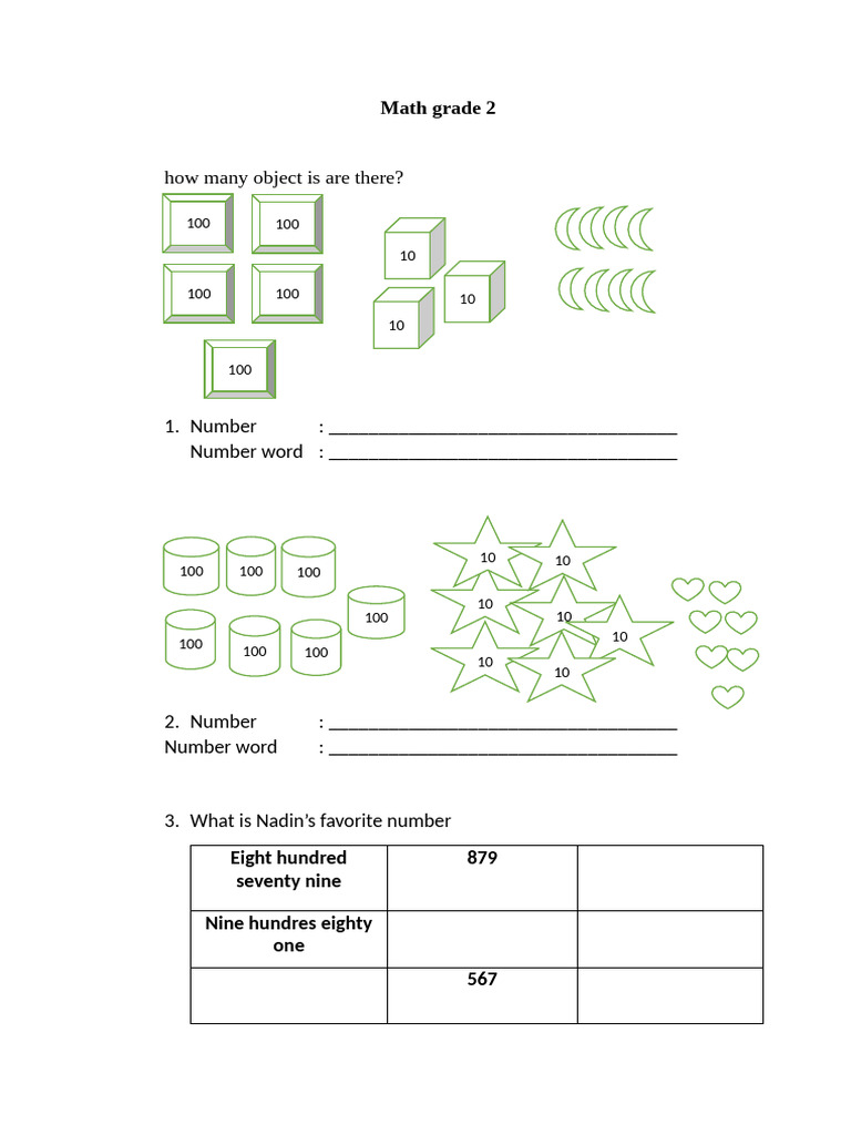 Math Grade 2 | PDF