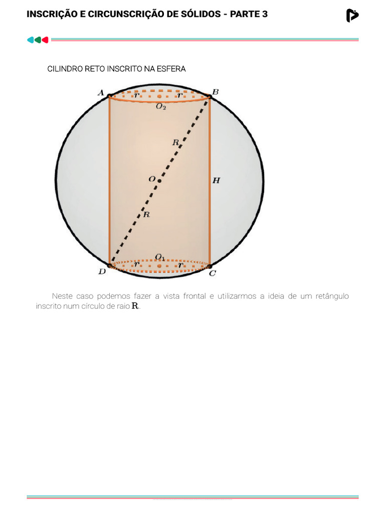 Inscrição e Circunscrição de Sólidos | PDF | Triângulo | Tetraedro