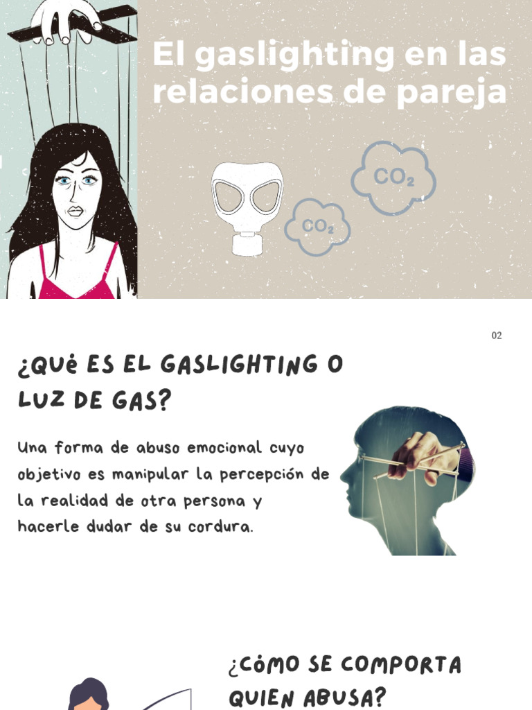 Gaslighting en relaciones de pareja: guía | PDF | Autoestima | Abuso ...