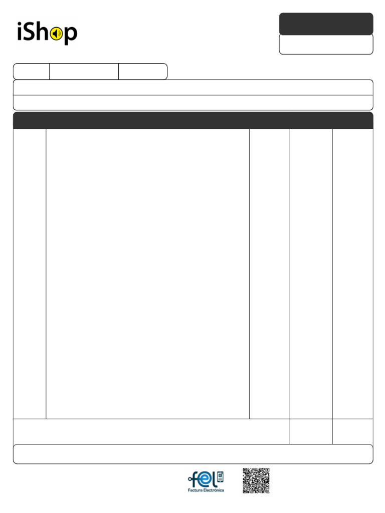 Factura Electrónica iShop Chimaltengo | PDF | Factura