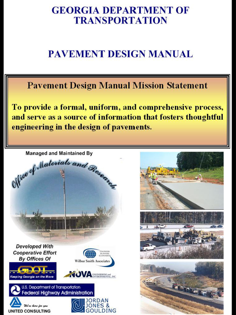 Gdot pavement design manual pdf road surface transport infrastructure