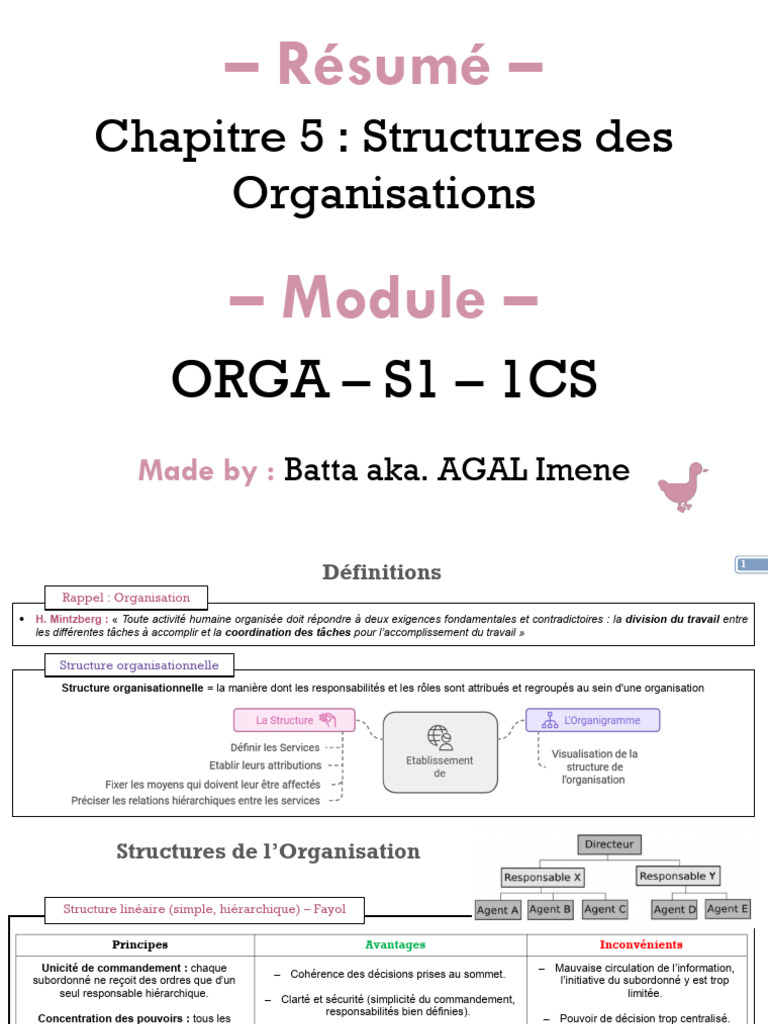 Structures organisationnelles en détail | PDF | Business | Économie d ...