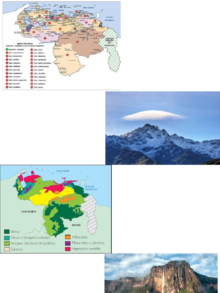 Mapas de Venezuela y La Contaminacion Del Paisaje Geografico Por El Ser ...