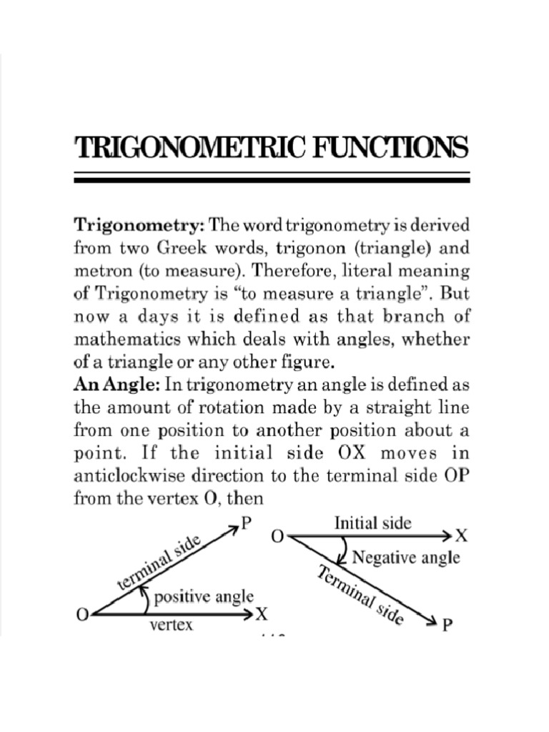 Trigonometric Function | PDF