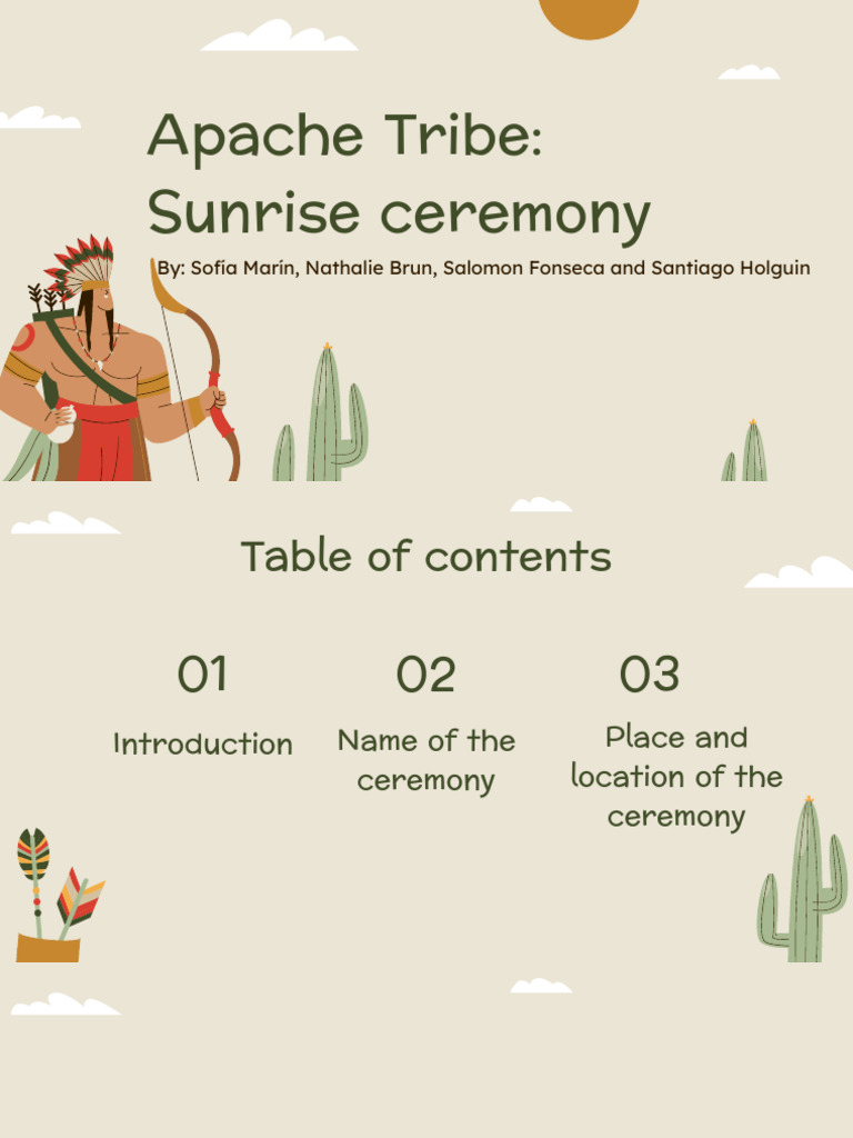 Apache Sunrise Ceremony Explained | PDF | Apache