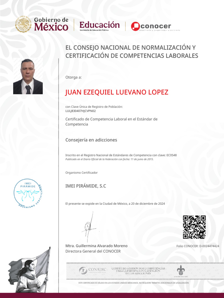 Certificado de Competencia Laboral en México | PDF