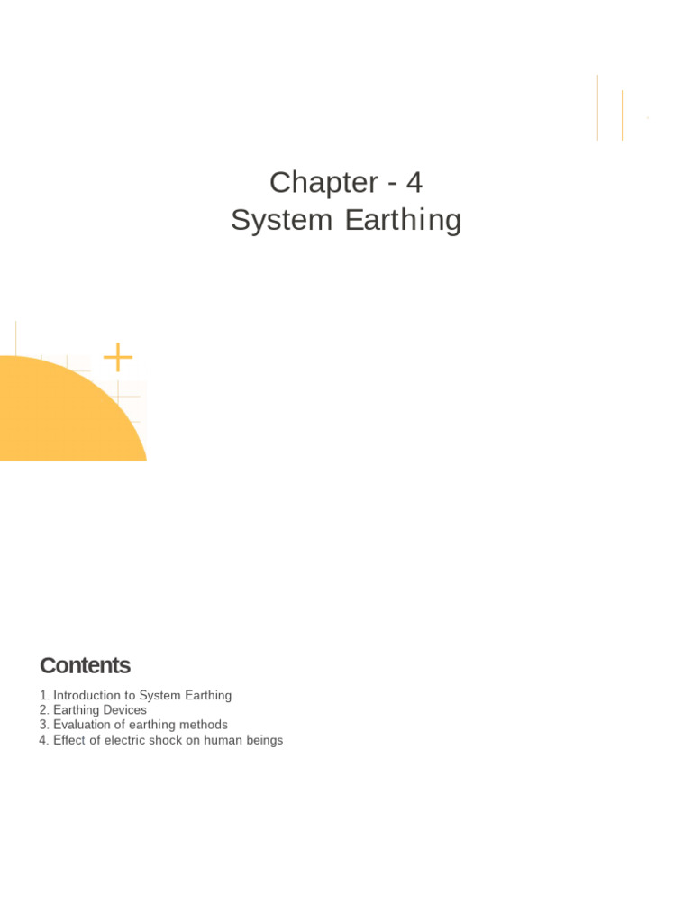 System Earthing | PDF | Transformer | Manufactured Goods