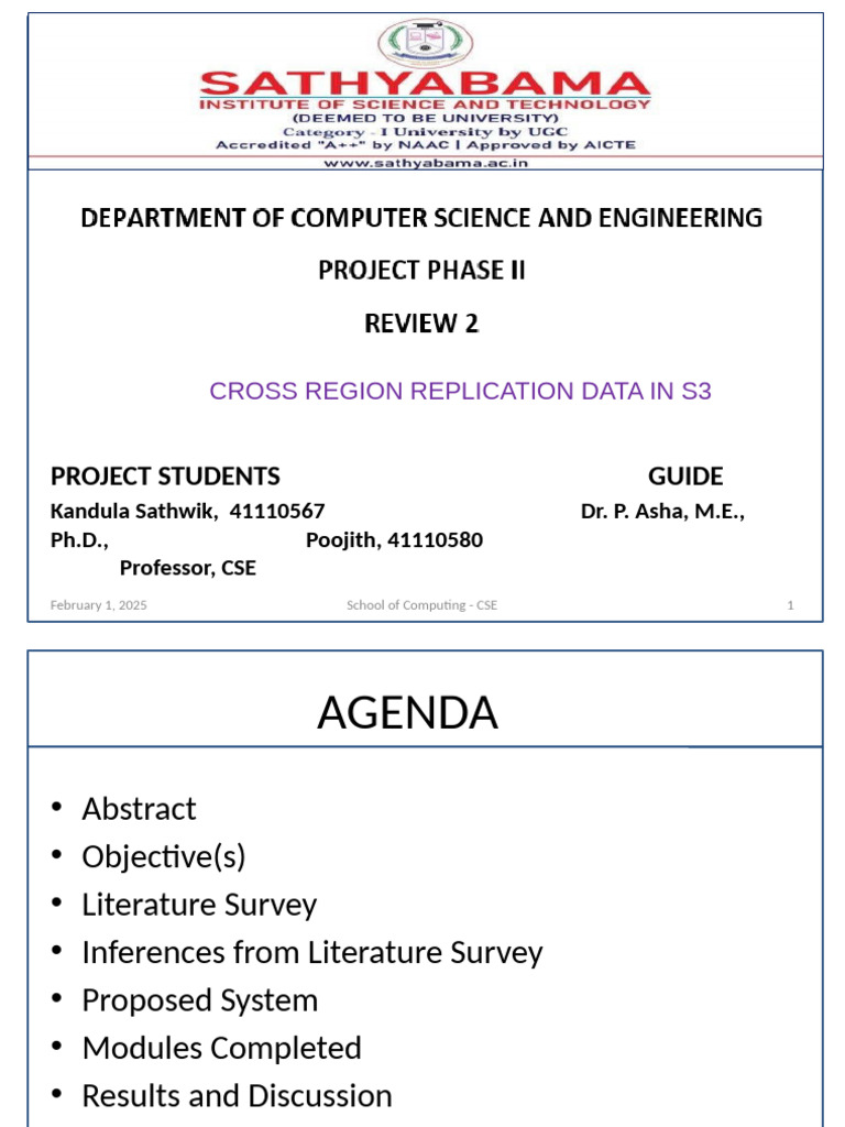 Sample PPT - Project Phase II - Review Ii - 27 To 30 Jan 2025 | PDF ...