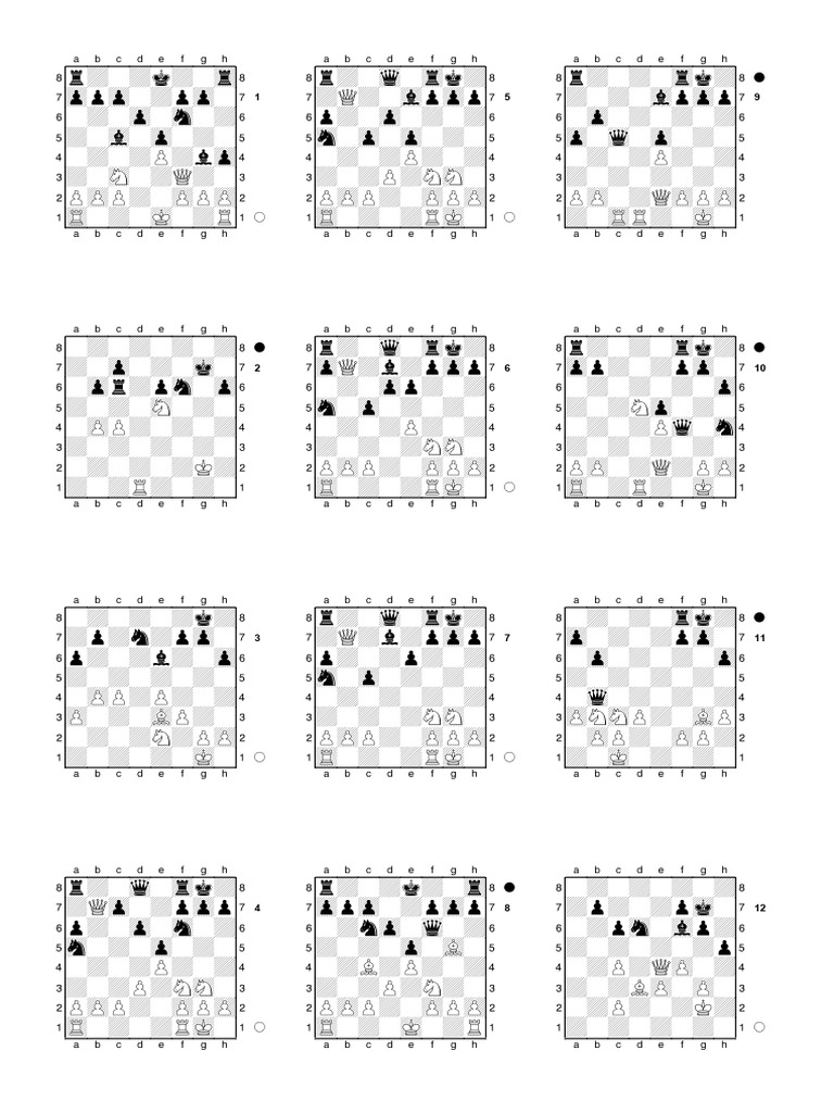 Chess Board Positions Collection | PDF